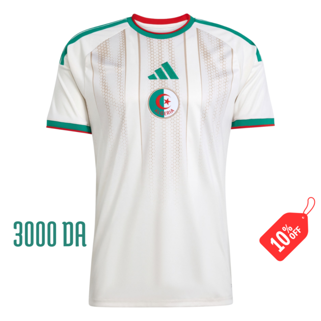 Maillot d'Algérie 2025/2026 Blanc a domicile